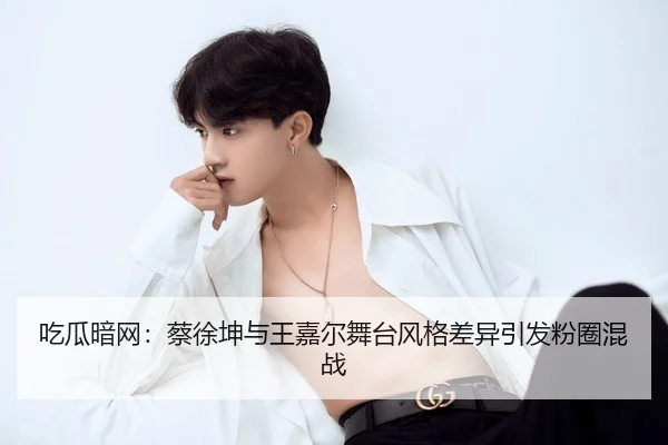 吃瓜暗网：蔡徐坤与王嘉尔舞台风格差异引发粉圈混战
